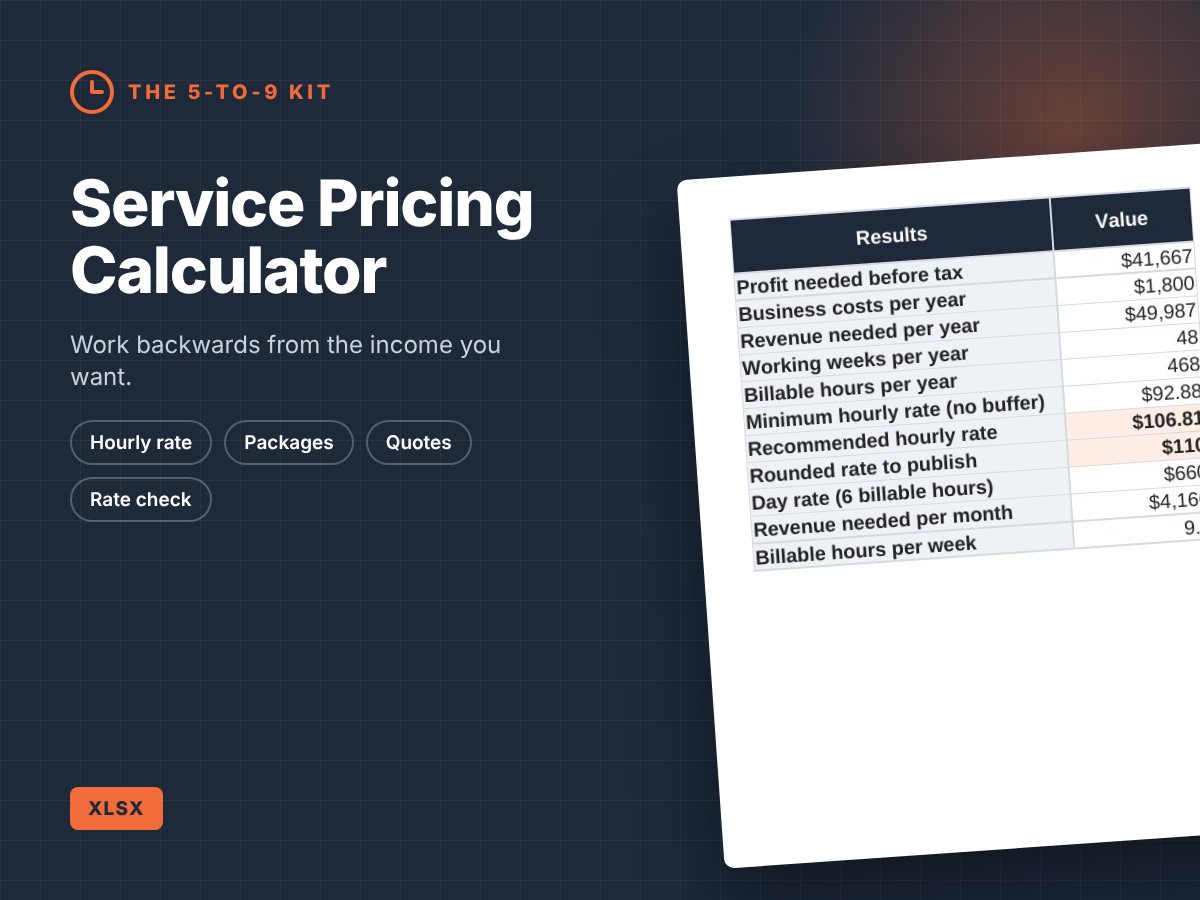 Service Pricing Calculator preview